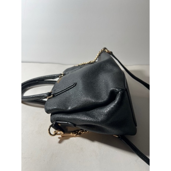 Coach Black Leather Handbag - Picture 5 of 8